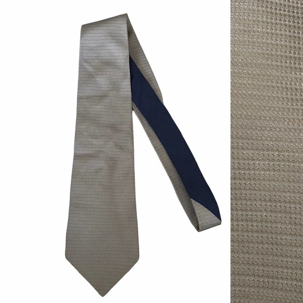 Tommy Hilfiger Tan 100% Silk Tie